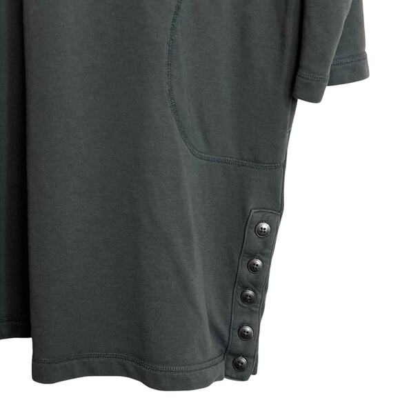 J Jill Womens Dress XL Gray French Terry Long Sleeve Sweatshirt Dress Pockets - Picture 3 of 7